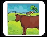 Decorated Mouse Pad with agriculture image
