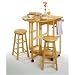 Kitchen & Housewares : Winsome Wood Beachwood Breakfast Bar