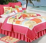 C & F Enterprises Flip Flops on the Beach Quilt Set C & F Enterprises Flip Flops on the Beach Quilt Set