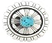 Navajo Crafted Sterling Silver and Turquoise Belt Buckle by Tommy (Thomas) Singer