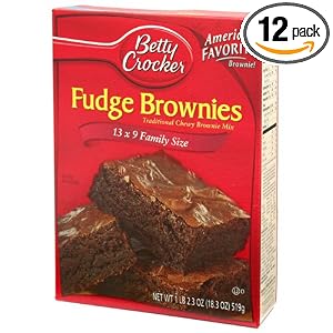 Betty Crocker Fudge Brownies, 18.3 Ounce Box by Betty Crocker