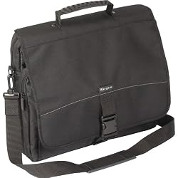 Targus Basic Messenger Case Designed for 15.6 Inch Laptops TCM004US (Black)