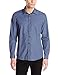 Calvin Klein Sportswear Men's Fine Multi Check Dobby Long Sleeve Woven Shirt