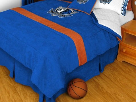 NBA Dallas Mavericks MVP Micro Suede Comforter and Sheet Set Combo - Twin