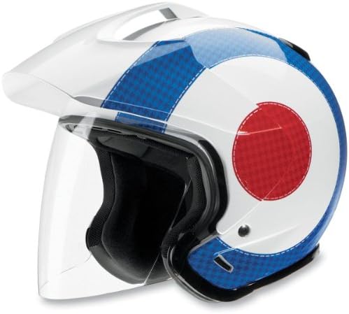 2013 Z1R ACE Transit Royale Motorcycle Helmets - RED/WH/BLU XS