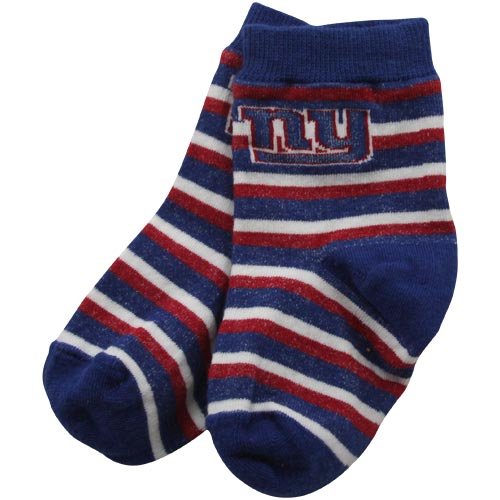 New York Giants Infant Royal NFL Stripe Socks