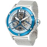 Stuhrling Original Men's 4ATB.332U16 Lifestyle Collection Alpine Slalom Automatic Skeleton Mesh Watch