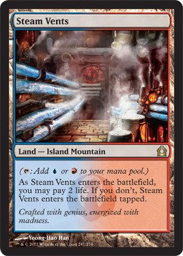 Magic: the Gathering - Steam Vents (247) - Return to Ravnica On Sale