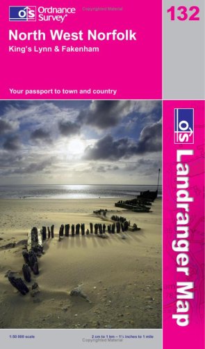 North West Norfolk: King's Lynn and Fakenham (OS Landranger Map)