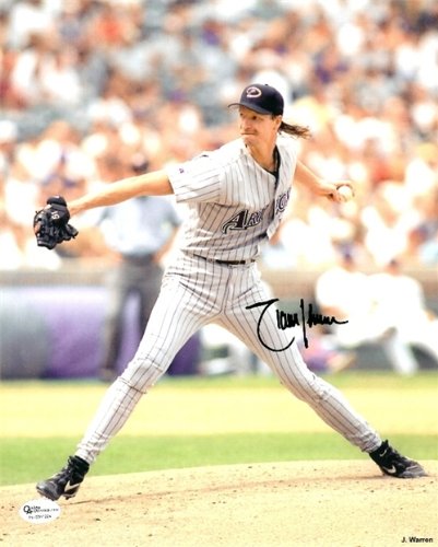 Randy Johnson Autographed/Hand Signed Arizona Diamond Backs 8x10 Photo