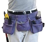 Leather Tool Belt - Light Purple