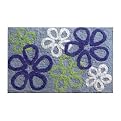 iDesign Flower Accent Rug - Periwinkle (32x20")