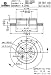 Brembo BDR25403  Brake Rotor