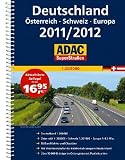 ADAC SuperStra&szlig;en Deutschland, Schweiz, &Ouml;sterreich, Europa 2011/2012: Deutschland 1 : 200 000 - &Ouml;sterreich 1 : 300 000 - Schweiz 1 : 301 000 - Europa 1 : 4 500 000 - 46 Durchfahrts- und Citypl&auml;ne - Collectif