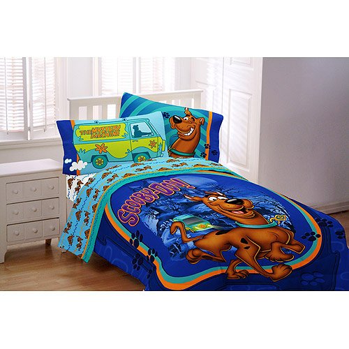 Scooby Doo Full Comforter & Sheet Set (5 Piece Bedding)