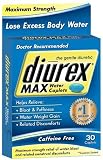 Diurex Maximum Relief Water Caps, 30 ct
