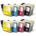 20x high-quality compatible print cartridges to Brother LC985 & LC39 for Brother DCP-J125, Brother DCP-J315W, Brother DCP-J515W, Brother MFC-J265W, Brother MFC-J410, Brother MFC-J415W, Brother MFC-J220. You get 20 cartridges (8x black & ea. 4x cyan, magenta, yellow) Silvertrade (�)