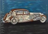 Authentic Models - Original and Classic Canvas Art Collection - MG Tourer, 20 x 28 inch - 51 x 71 cm