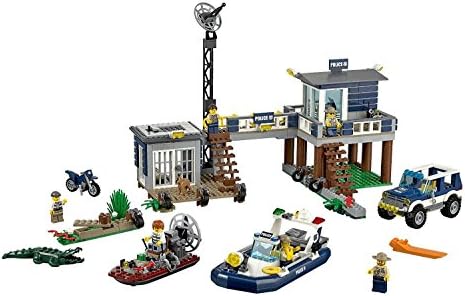 Lego 60069 City Swamp Police Station Kids' Building Playset Toy with Four Vehicles