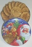 Gourmet Food : Scott's Cakes 1 lb. Snicker Doodle Cookies in a Santa's Toys Tin