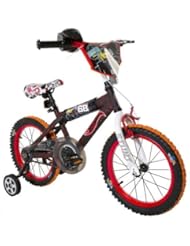 Sports: Hot Wheels Boys 16-Inch Bike, Black/Red/Orange - Dynacraft BSC, Inc.
