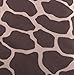 Divatex Home Fashions Royal Opulance Woven Satin Comforter Mini Set Giraffe, Brown/Ivory Full/Queen
