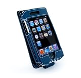 i-nique Premium napa leather case (Apple ipod Touch 2nd Gen 2G) (8GB/16GB/32GB) - Navy