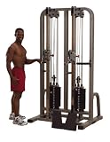 Body Solid Pro Club Line SDC2000G2 Dual Cable Column with Dual 235-Pound Weight Stacks