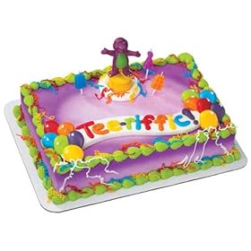 Click here to buy Barney - Party Supplies - Celebration DecoSet by Barney.