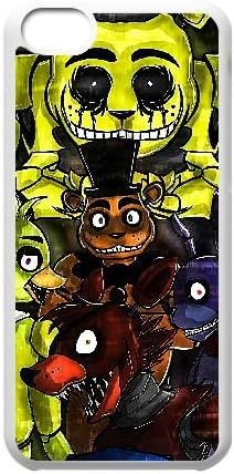 iPhone 5c Cell Phone Case White Five nights at Freddy's Custom KHJSFNUJF7222