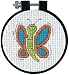 Dimensions Learn-A-Craft Happy Wings Cntd 3x3 X-Stitch Kit