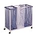 Honey-Can-Do HMP-01629 Mesh Laundry Sorter, Rolling, 3-Bag