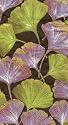 Caspari Ginkgo Leaves Set of 15 Paper Guest Towels, Brown