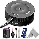 Sigma 878101 USB Dock Lens Firmware for CANON Mount Lenses w/ Altura Photo Lens Pouch, Camera Cleaning Set