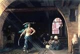Completely Handpainted HQ Reproduction Painting - by Gerome, Repro-R16730 Custom Order, Old Master's Classic Art, No Print, No Poster, No Giclee, Simply Painted by Hands, with Option to Paint from Any Other Favorite Photograph or Picture, Unframed, Size 16" x 22" inch