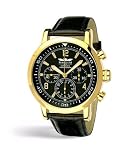 Perigaum Monte Carlo w/ Real Automatic Chronograph Mens Watch