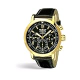 Perigaum Monte Carlo w/ Real Automatic Chronograph Mens Watch