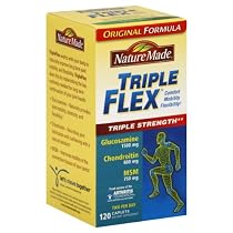 Nature Made Triple Flex, Glucosamine 1500 mg, Chondroitin 800 mg, MSM 750 mg, 120-Caplets