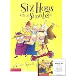 Six Hogs on a Scooter (Book and Audiocassette Tape) (Paperback) book cover