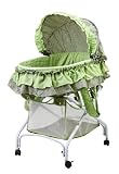 Dream On Me 2 in 1 Bassinet to Cradle, Green