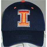 Illinois Fighting Illini One-Fit NCAA Wool Flex Cap (Team Color)