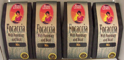 Focaccia with Rosemary and Basil Bread Mix - 4 Boxes by Leonard Mountain