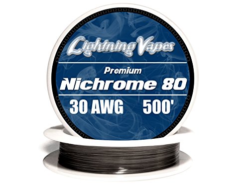 Genuine Lightning Vapes ® 30 AWG Nichrome 80 Wire 25' 50' 100' 250' 500' 1000...