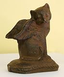 Cast Iron Angel Kitty Statuary