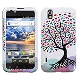 IMAGE OF LG LS855 (Marquee) Case Love Tree Phone Protector Cover + ImagiTouch Brand Stylus Pen (Black)