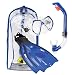 Body Glove Adult Snorkeling Mask Fin Snorkel Set, HOLIDAY GIFT, Small/Medium ...