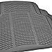 1 Piece MotorTrend Premium Odorless Heavy Duty Trimmable High Grade Rubber Liner Floor Mat (GRAY)