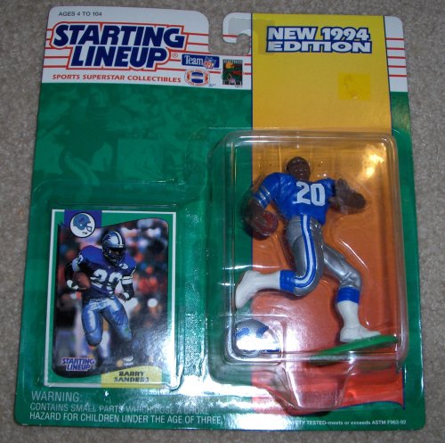 Childrens Toyshop  Toys : 1994 Barry Sanders NFL Starting Lineup Figure