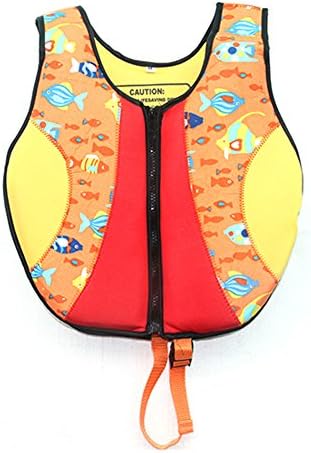 Swim Vest Learn-to-Swim Floatation Jackets,M, 4-6 Years Old, 20-30KG