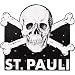 St. Pauli Adventskalender 2010, offizielles St. Pauli Lizenzprodukt, Schokoladenst�cke sind mit 
Vereinslogo und Totenkopf-Motiv. Mindesthaltbarkeit 9 Monate 100 g Edelvollmilchschokolade